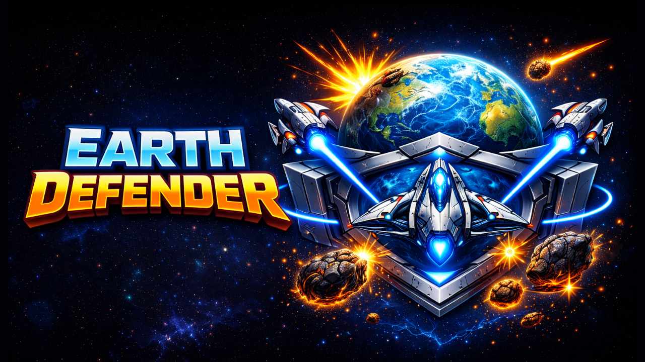 Earth Defender – Space Arcade Survival Mobile Game